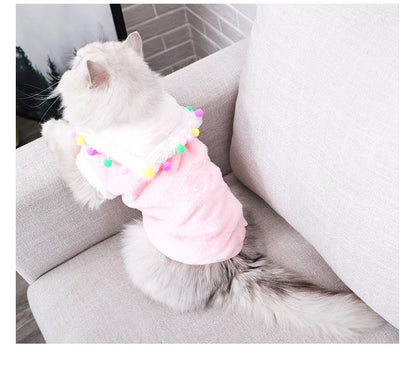 Cute thin pet clothing