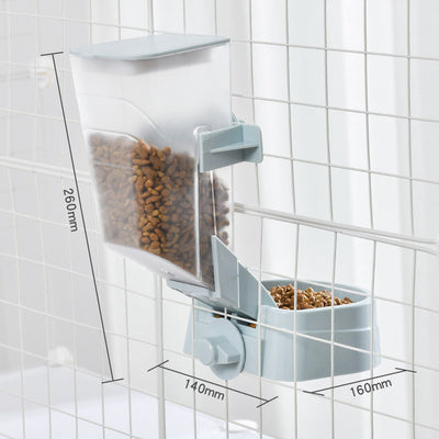 Pet Drinker Automatic Water Feeder Hanging Dog Drinker Hanging Cage