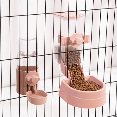 Pet Drinker Automatic Water Feeder Hanging Dog Drinker Hanging Cage