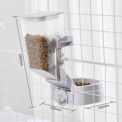 Pet Drinker Automatic Water Feeder Hanging Dog Drinker Hanging Cage