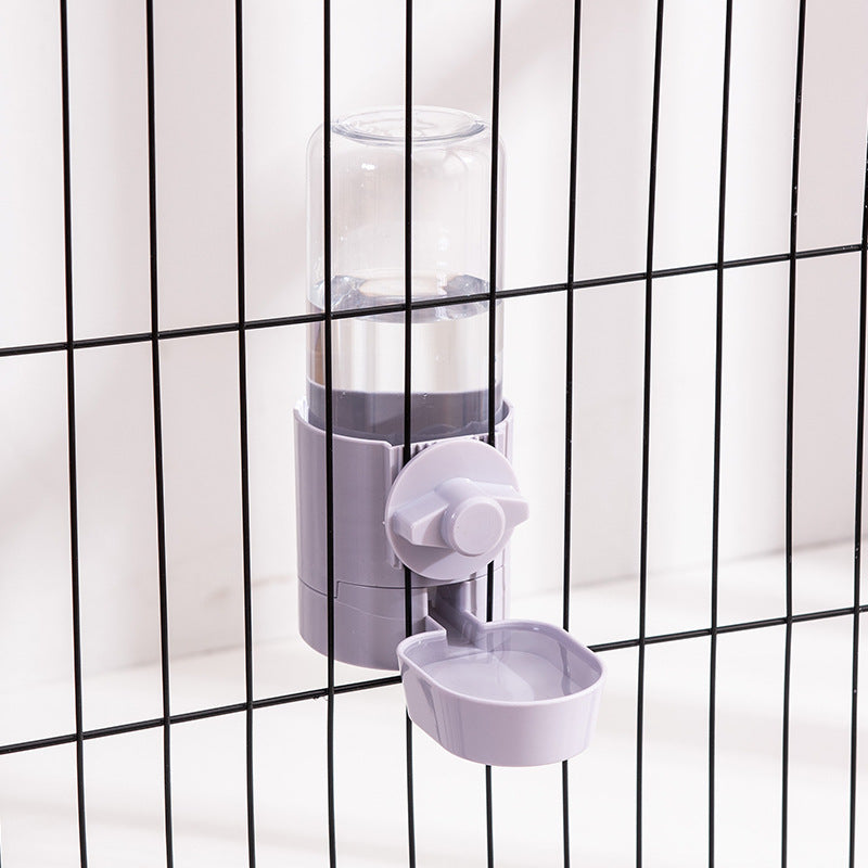 Pet Drinker Automatic Water Feeder Hanging Dog Drinker Hanging Cage